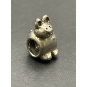 Pandora Vintage Sterling Silver Little Mouse Charm ALE H12 Retired Bead